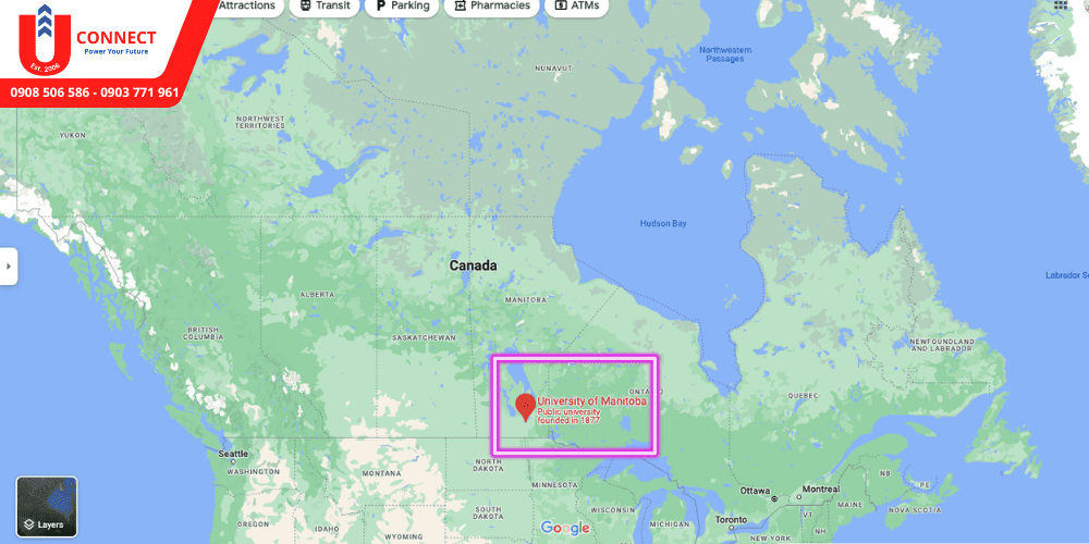 Giới thiệu đại học Manitoba, bang Manitoba, Canada và cơ sở vật chất của đại học Manitoba